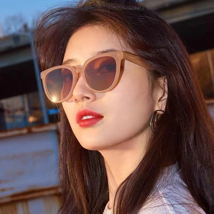 去有风的地方许红豆同款复古茶色时尚防紫外线墨镜