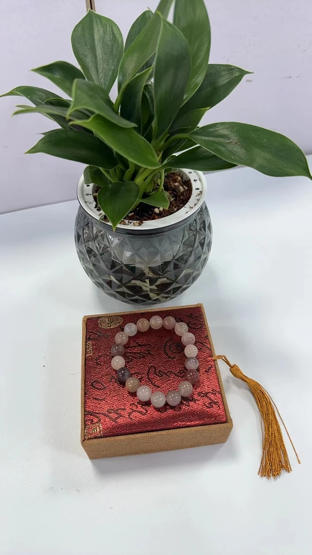 天然新疆玉石手串手工手链时尚三层女款手串10M气质百搭素圈精美