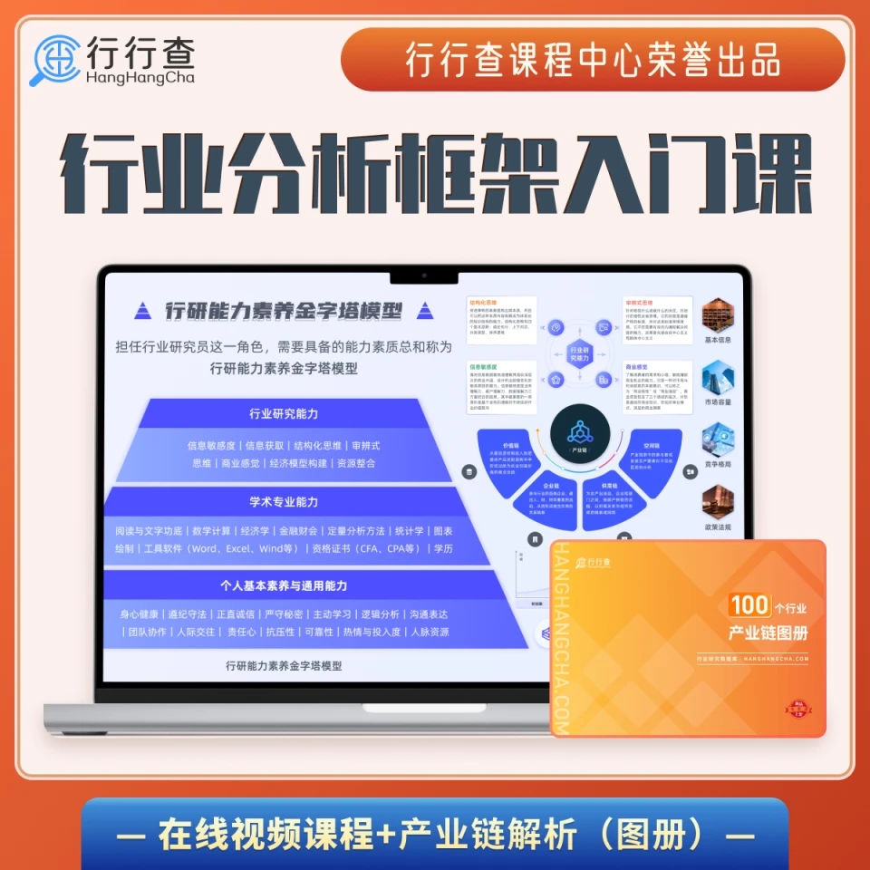 行业分析入门 | 商业认知提升课 | 职场发展-创业投资-行业研究