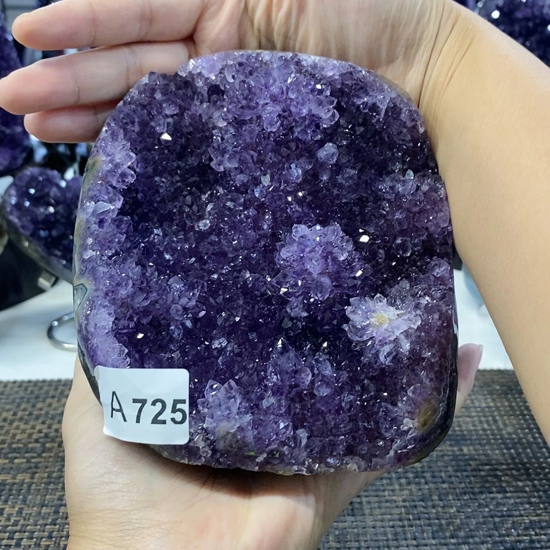 水晶紫晶未镶嵌达****N紫晶