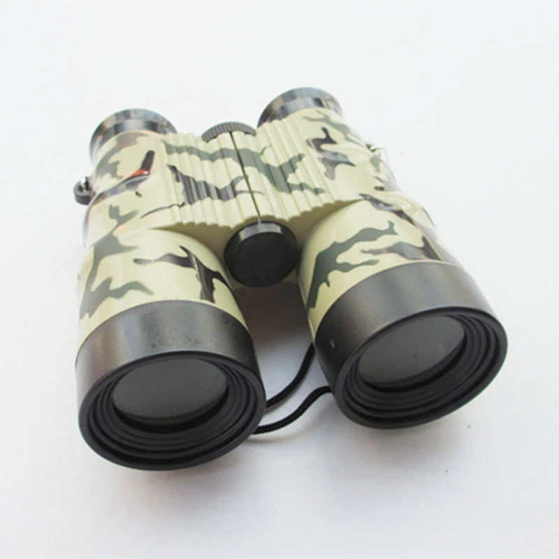 儿童双筒儿童礼品迷彩望远镜12X38 塑料彩色望远镜工艺礼品批发