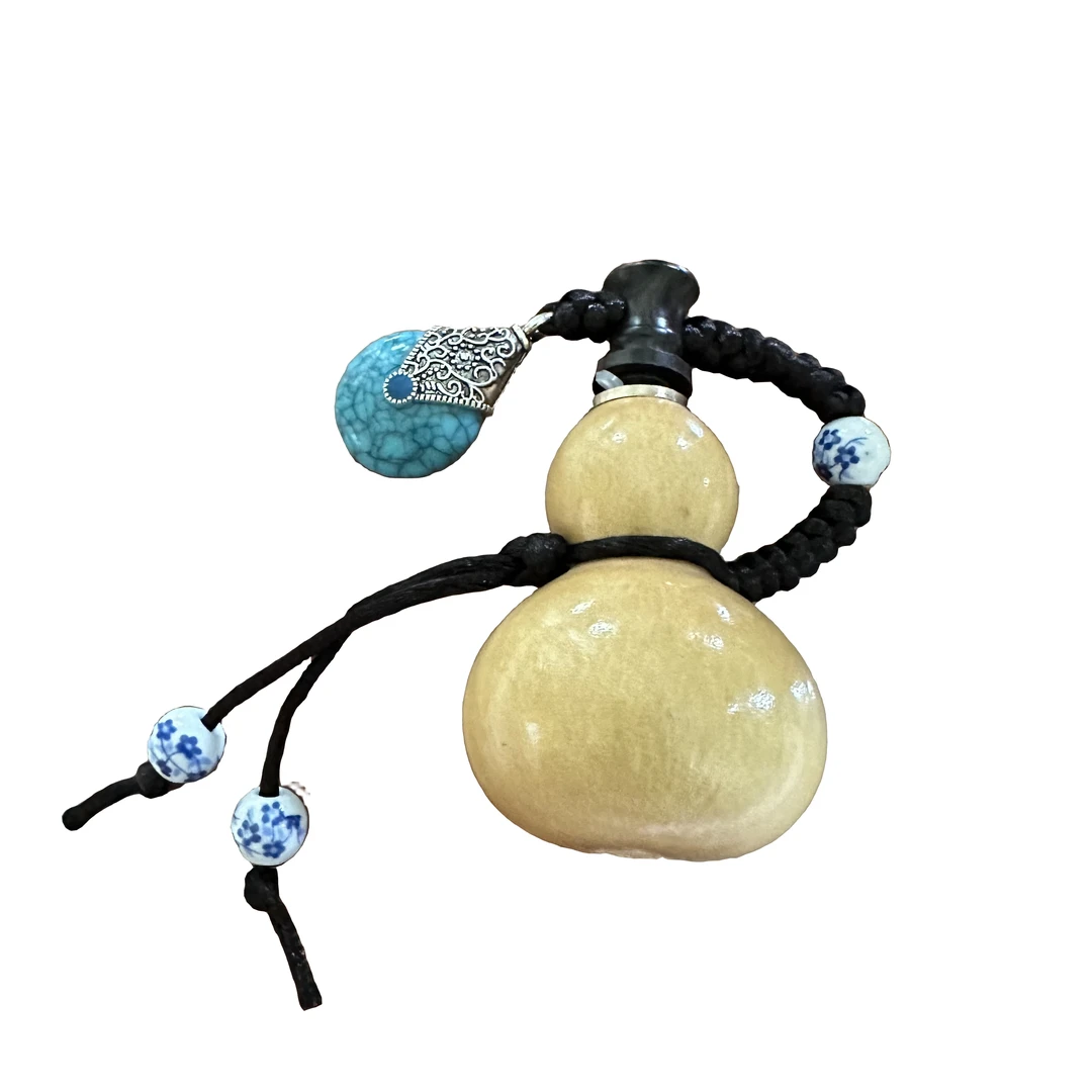 酒葫芦工艺品、室内车内饰品2个随机