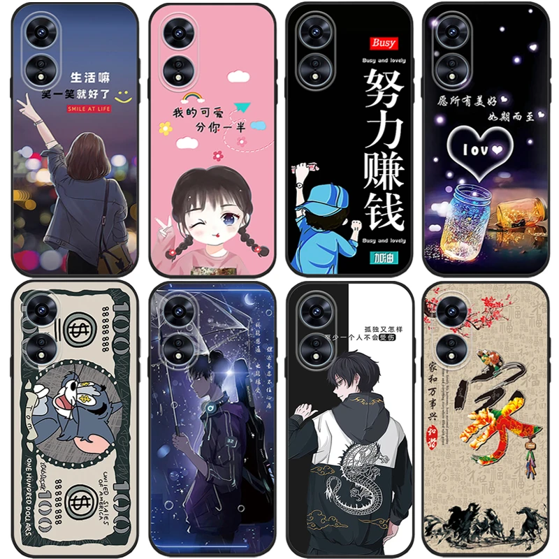 oppoA1 5G手机壳A1 5G版可爱男女PHS110防摔镜头全包软套外壳卡通