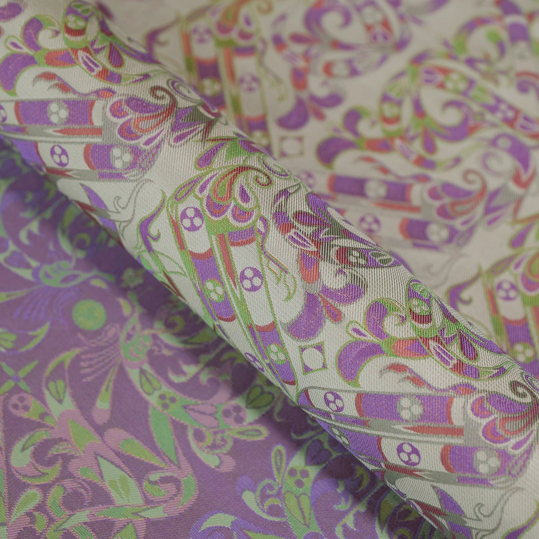 【深序85】绸都博物馆 张和才古蜀锦 遍体龙凤纹 不支持七天无理由