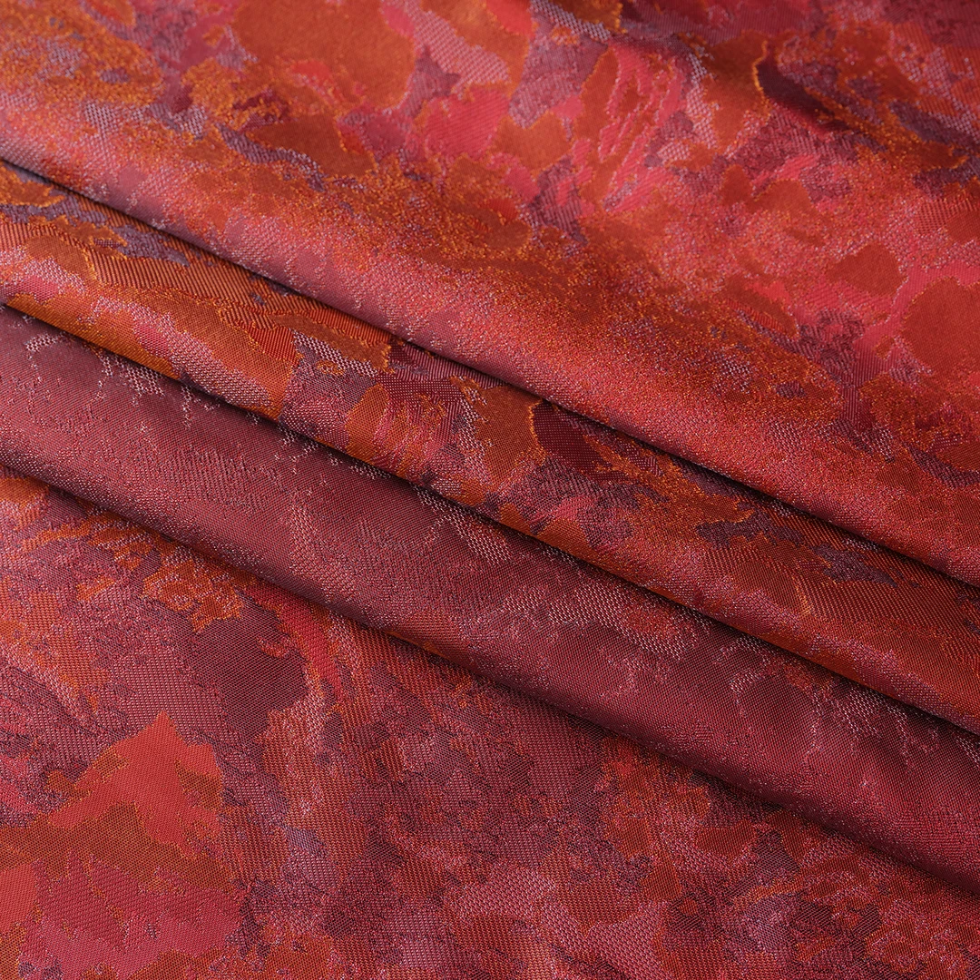 【深序29-8】100%桑蚕丝面料新宋锦日照金山本产品不支持七天无理由