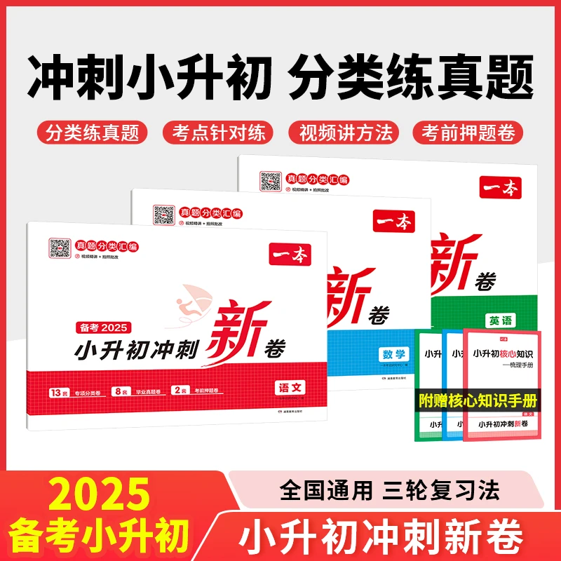 小升初冲刺新卷备考2025一本试题精选小考复习名校初中开学摸底