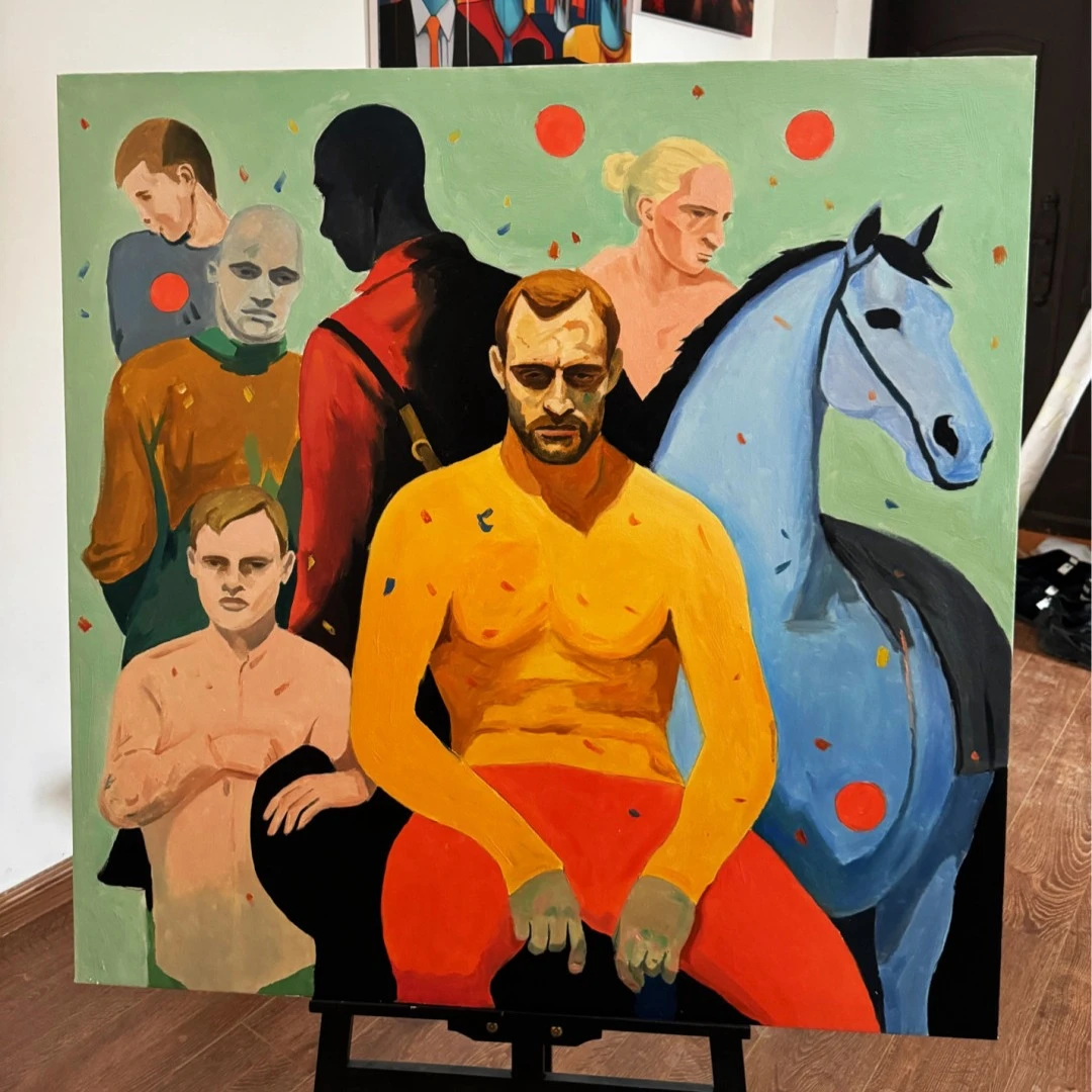 ［签名版画］马丁原创作品·人世间