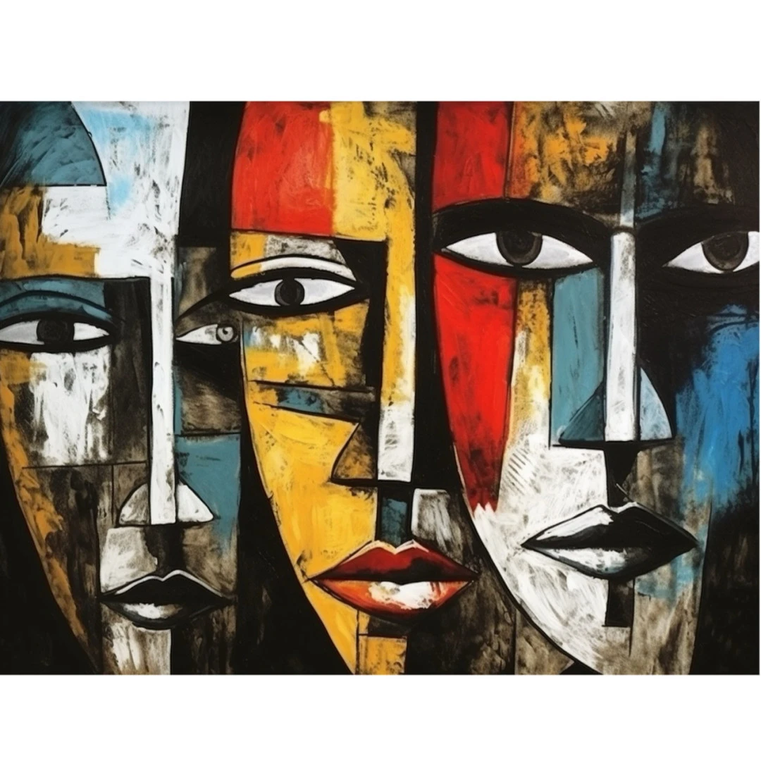 ［签名版画］马丁原创·千面壁画