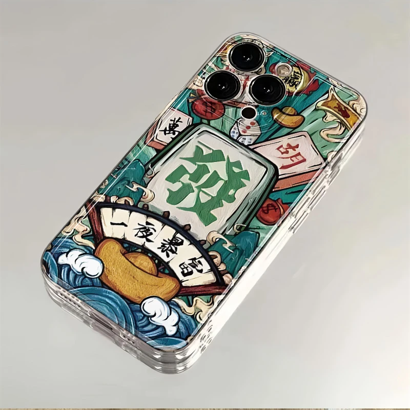 卡通发LY苹果15/14/13软胶防摔新款ins风肤感个性简约xs/xr软壳11