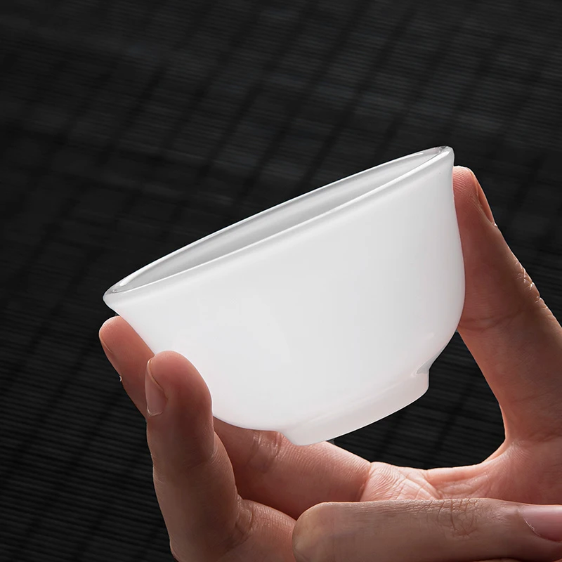 茶具琉璃品茗杯个人专用家用喝茶杯现代轻奢单个主人杯功夫茶盏