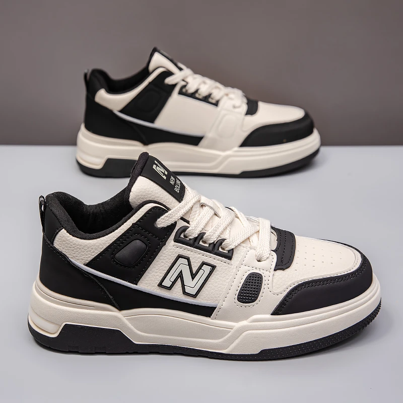 新百伦情侣板鞋男鞋运动鞋厚底新款女鞋学生休闲鞋四季小白鞋子