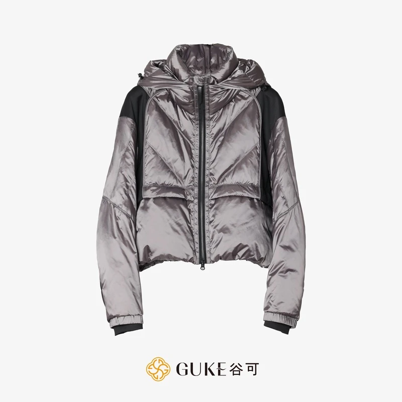 GKE/谷可Y1081拼接轻薄羽绒服女