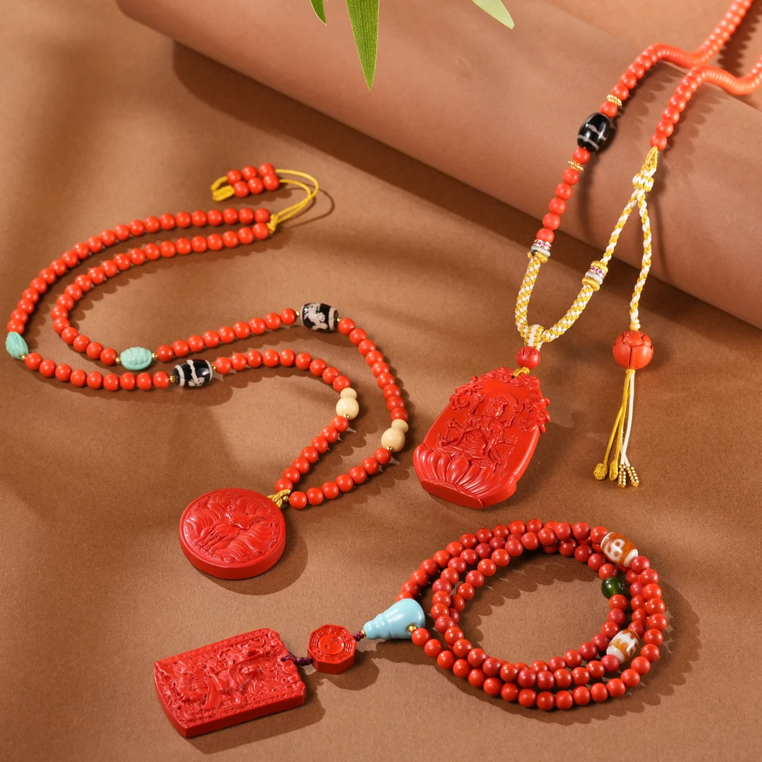 天然辰砂壹加林妹妹 | 砂砂系列竖款锁骨链多样性发其一