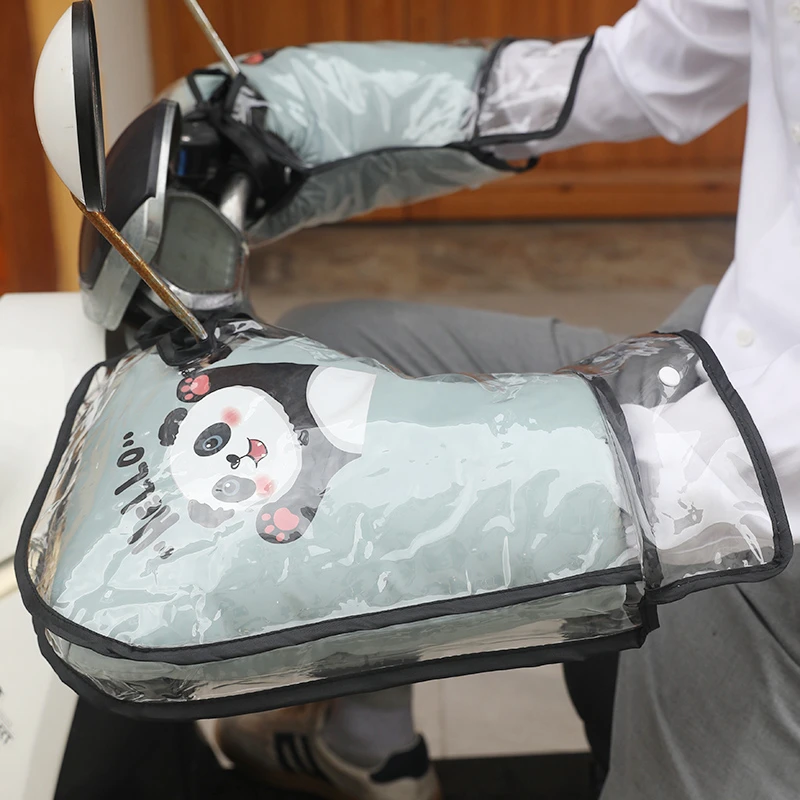 电动摩托车手把套冬季保暖电瓶车手套把套挡风防水加厚车把套冬款