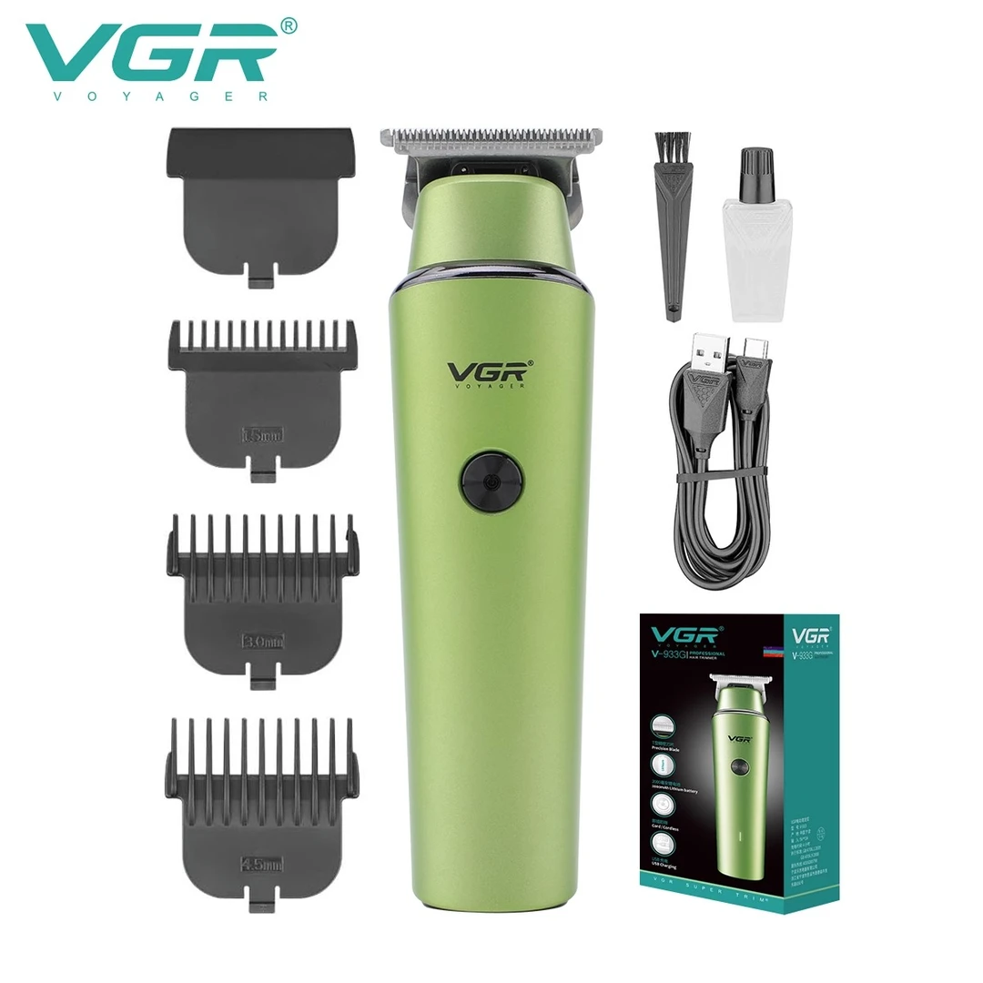 VGR油头雕刻痕字修边电推剪理发器店专用0刀头小推子美发廊发型师