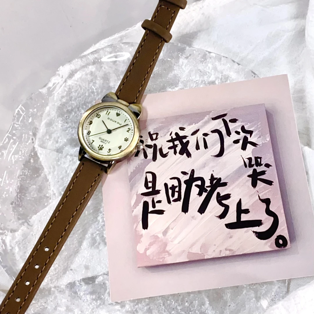 考试专用手表女款学生高颜值初中高中女生女孩无声防水静音电子表