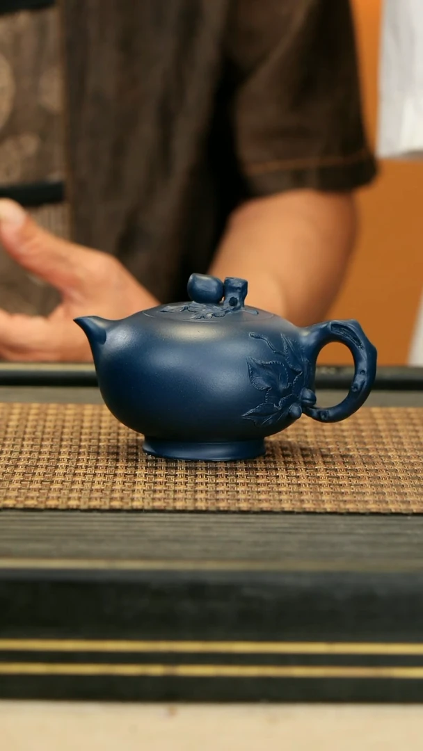 【闪购商品】紫砂茶壶YJJ39盛世桃壶 厂标绿