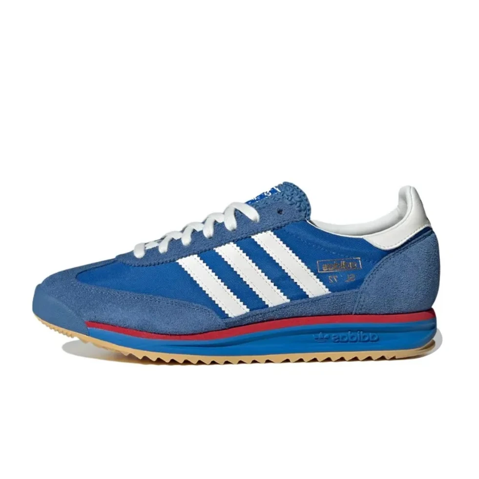 adidas/阿迪达斯【就近发货】SL72经典复古中性休闲鞋蓝白色 IG2132