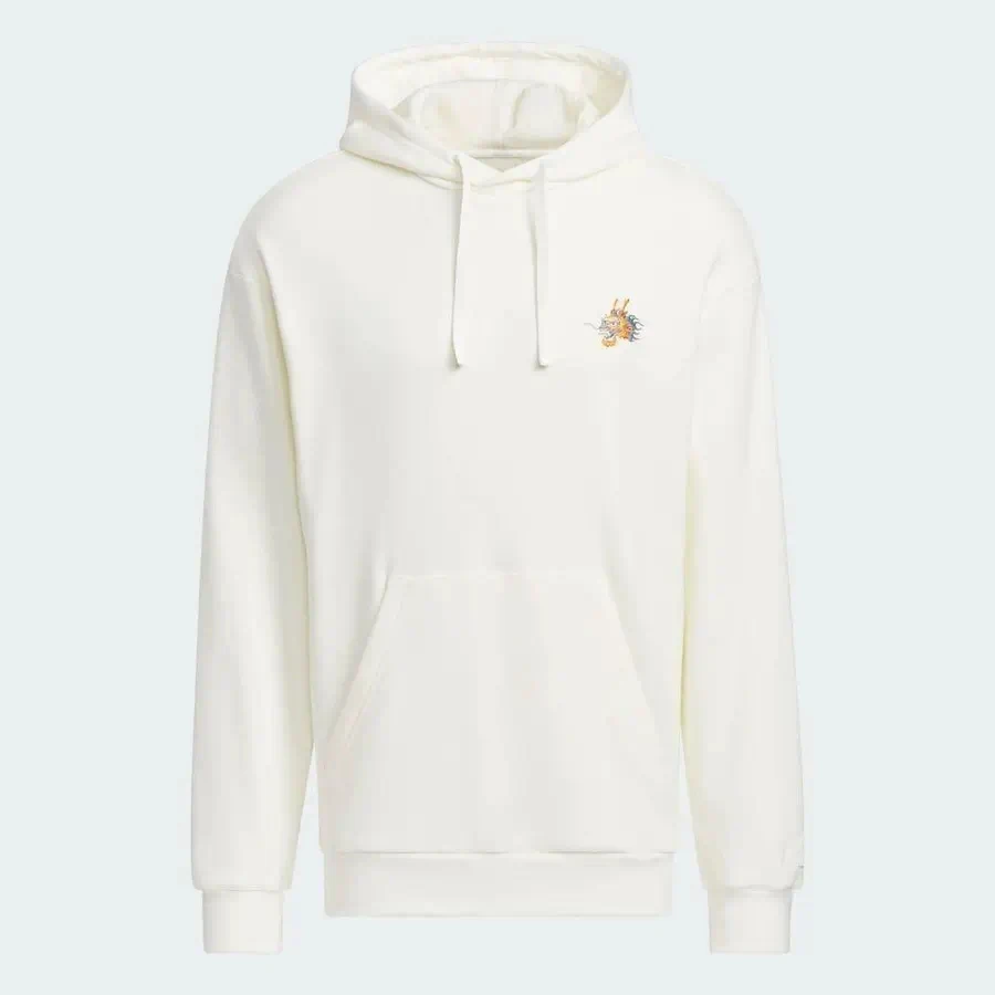 adidas/阿迪达斯2024年新款休闲重工刺绣连帽卫衣中性JE6115