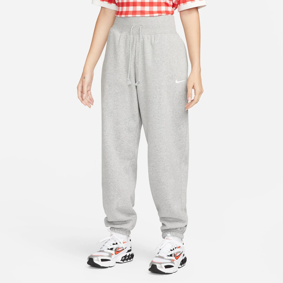 Nike/耐克2023春季新款女子运动休闲卫裤灰色针织长裤 DQ5888-063