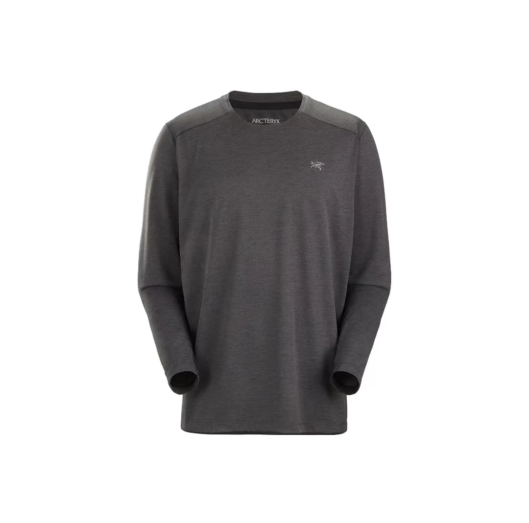ARC'TERYX/始祖鸟Cormac Crew 纯色Logo透气速干圆领长袖男款