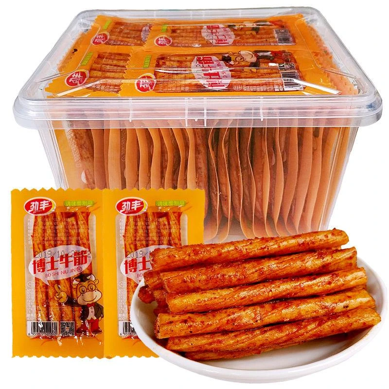博士牛筋辣片辣条8090后儿时零食怀旧麻辣豆筋面筋小吃小食品