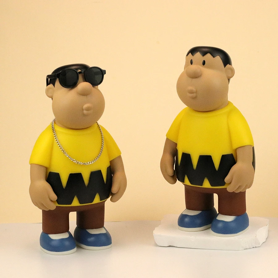 爆款多啦A梦胖虎潮玩手办卡通公仔摆件装饰可爱创意网红玄关夏日