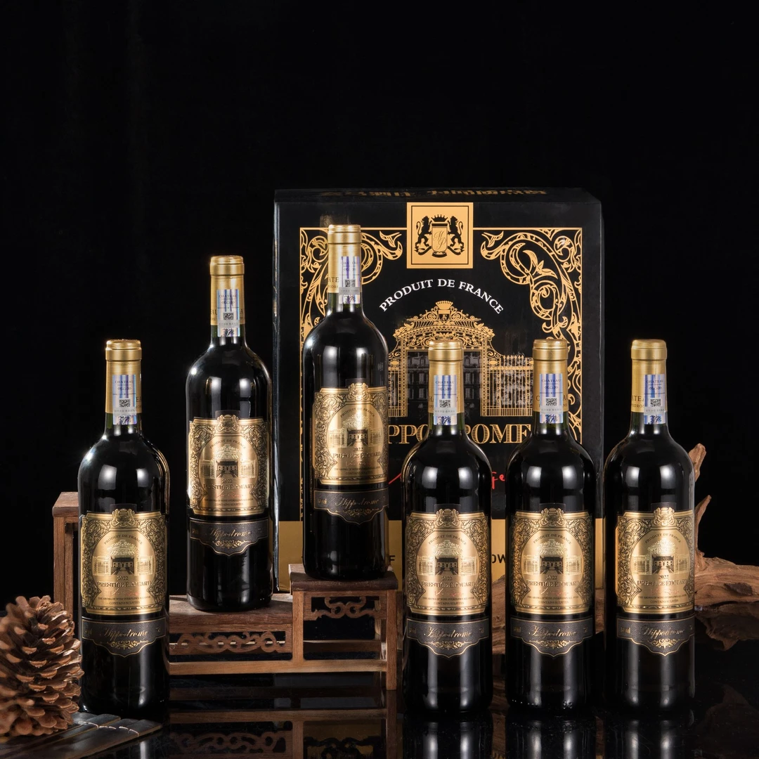 【衣哥专属】赛马酒庄法国进口爱德华珍藏干红葡萄酒14度750ml*6