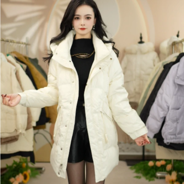 雪雕-享依巢 女款 休闲时尚羽绒服 DWX447