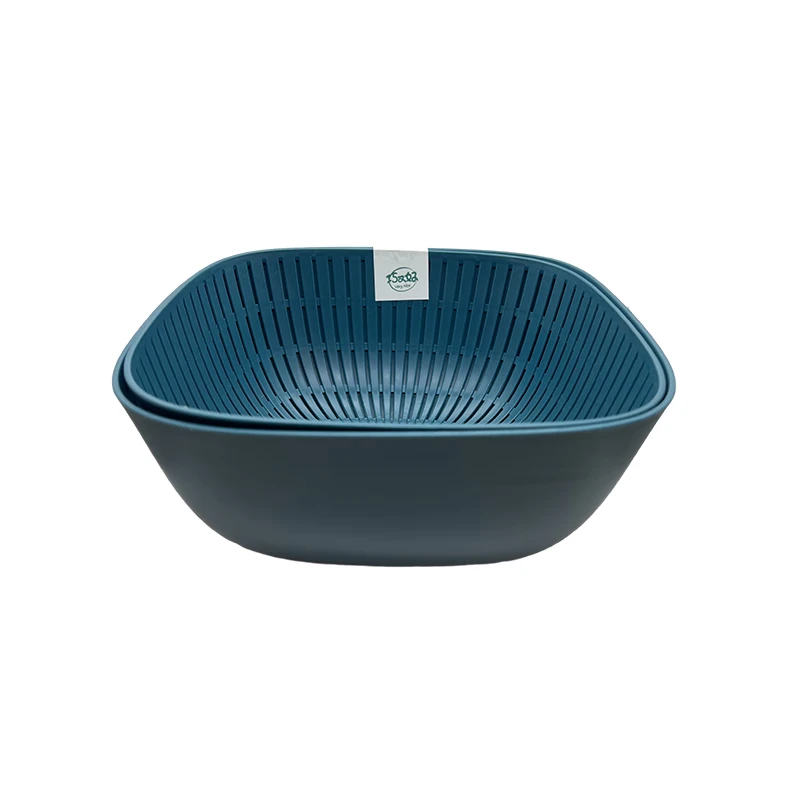 巧又好日式方形沥水篮0345