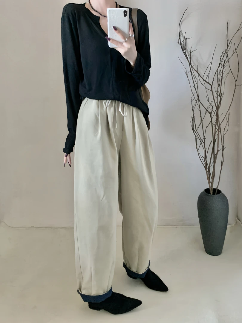 (特-新款休闲裤81588）时尚休闲潮流舒适百搭洋气裤