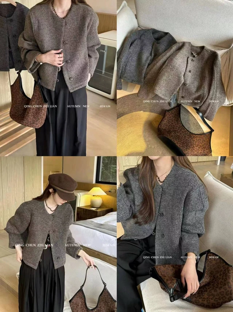 (特-新款外套2810）时尚休闲潮流舒适百搭洋气外套