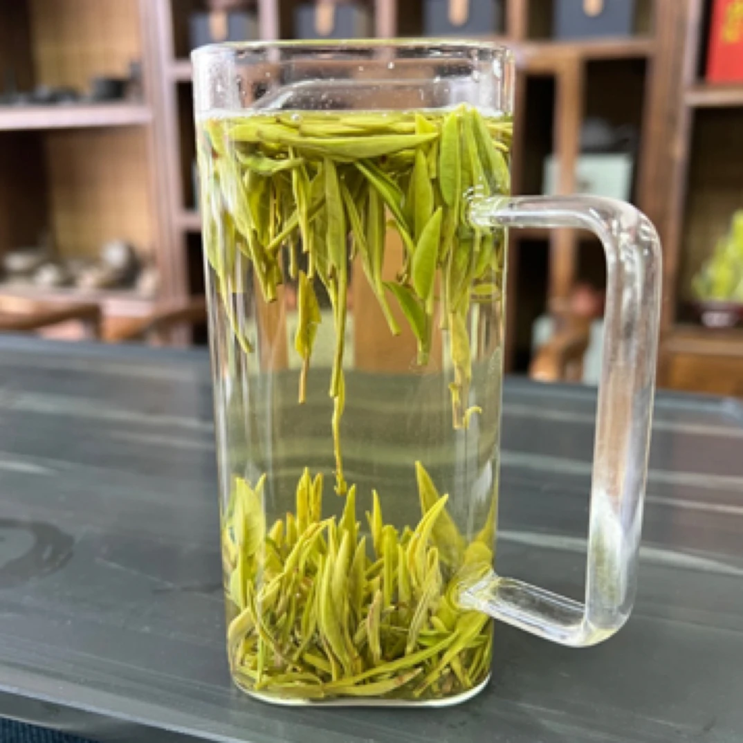 08照岚【五月初早春银针芽尖】2025新茶日照绿茶芽尖初采茶王