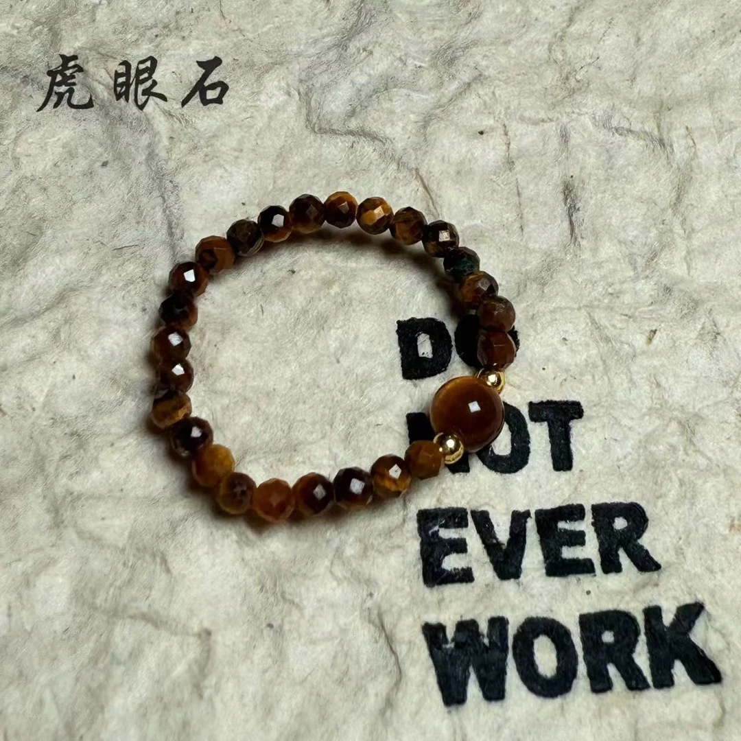 【十六珠宝】虎眼石戒指设计款FA185多样性发一