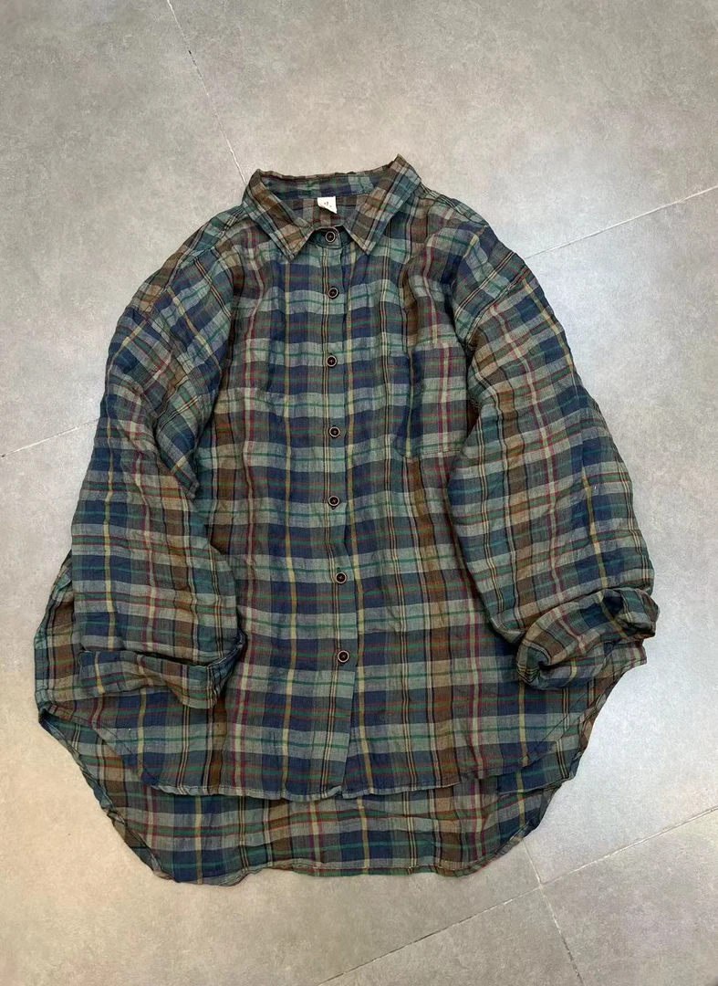 【大漂亮推荐】己知余香2024年早秋新款休闲百搭时尚衬衫#036