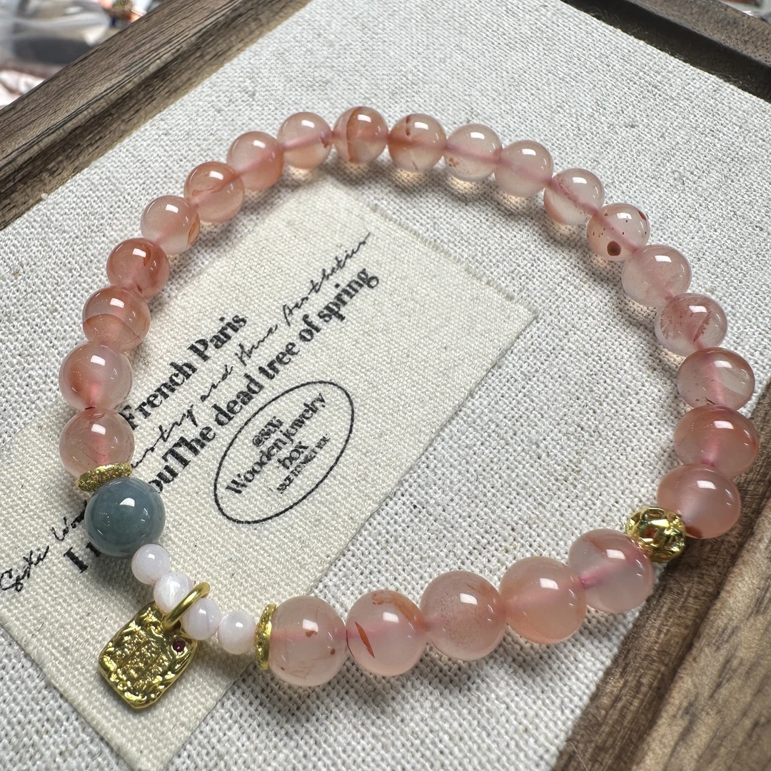 【春日来信】天然南红设计款手串