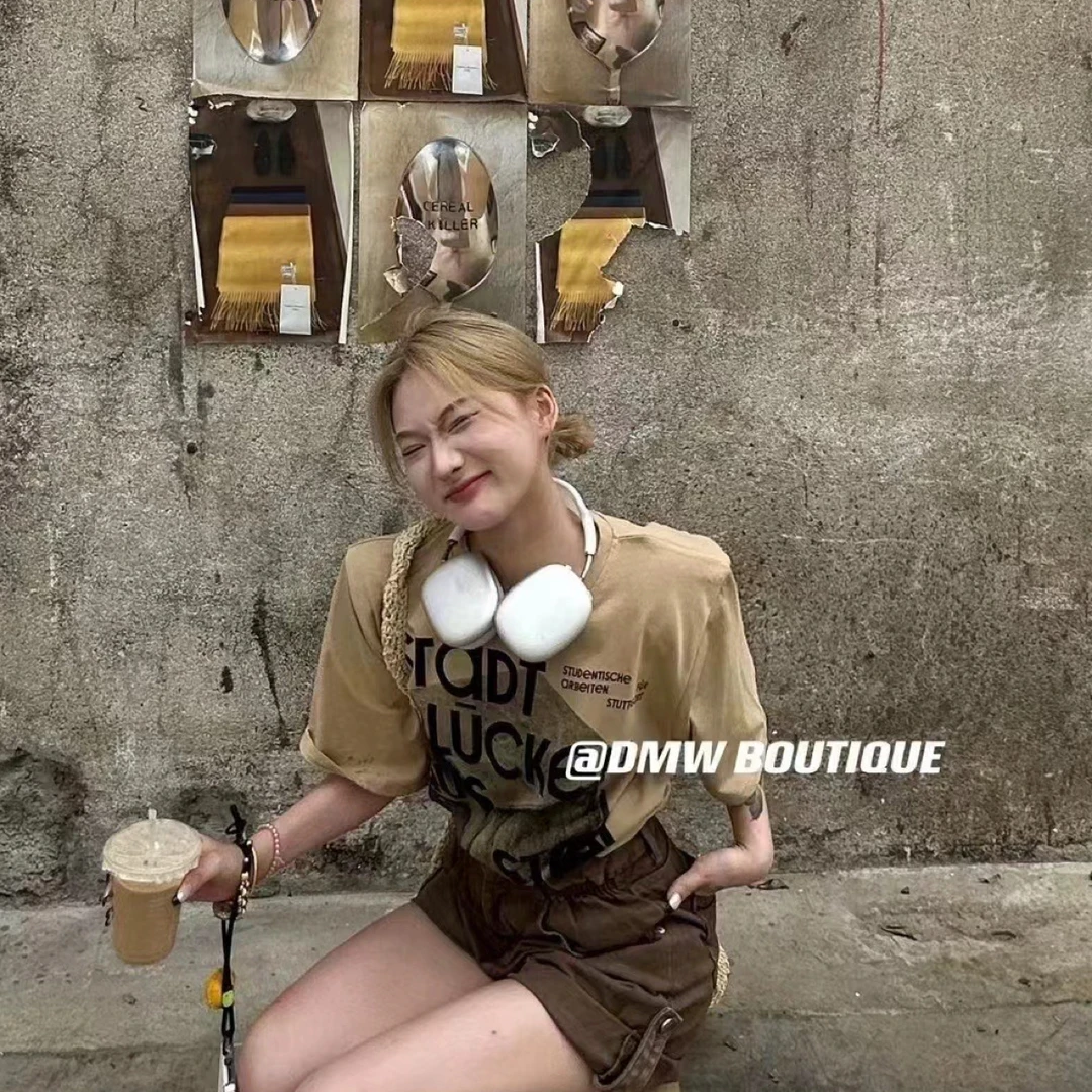 全类品女装 买手店高端孤品 春夏新品 显瘦辣妹休闲宽松百搭牛仔