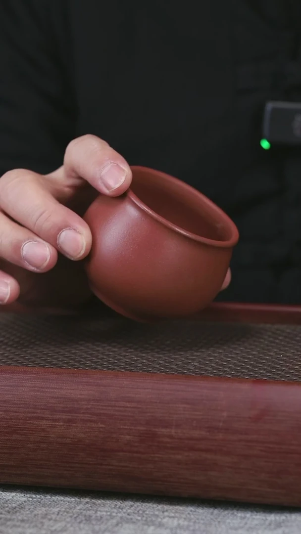 【闪购商品】紫砂底槽清鸡心杯41号