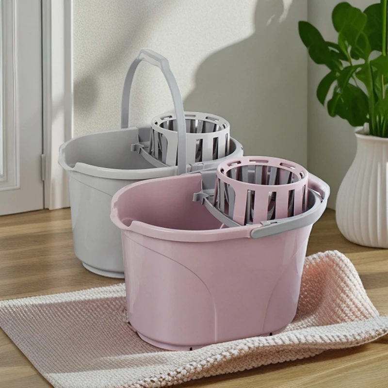 加厚免手洗拖把挤水桶家用老式拖桶