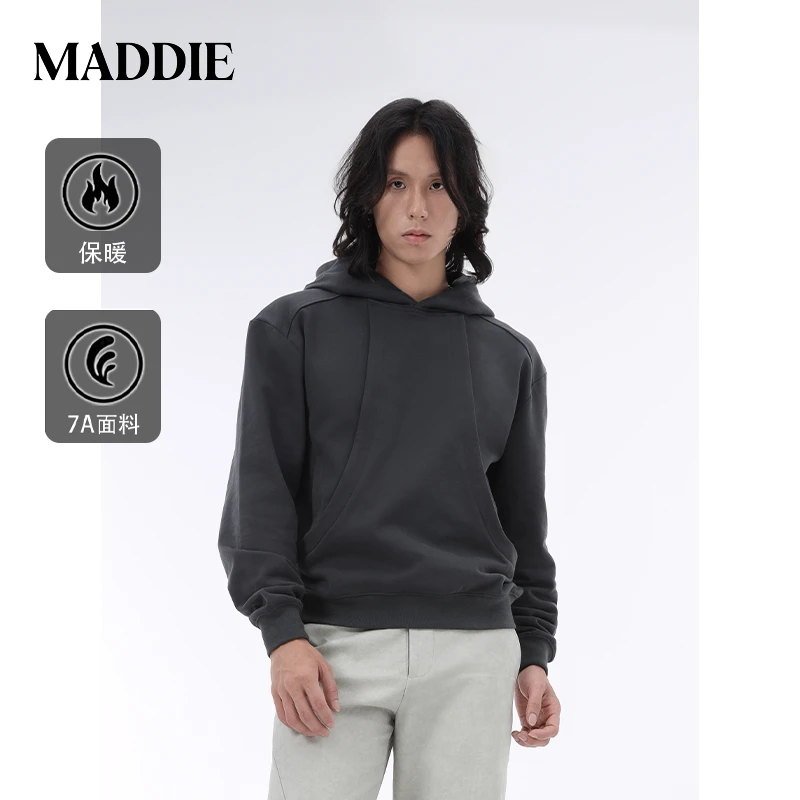 MADDIE【立体剪裁】男士重磅480g卫衣运动舒适户外休闲连帽上衣款
