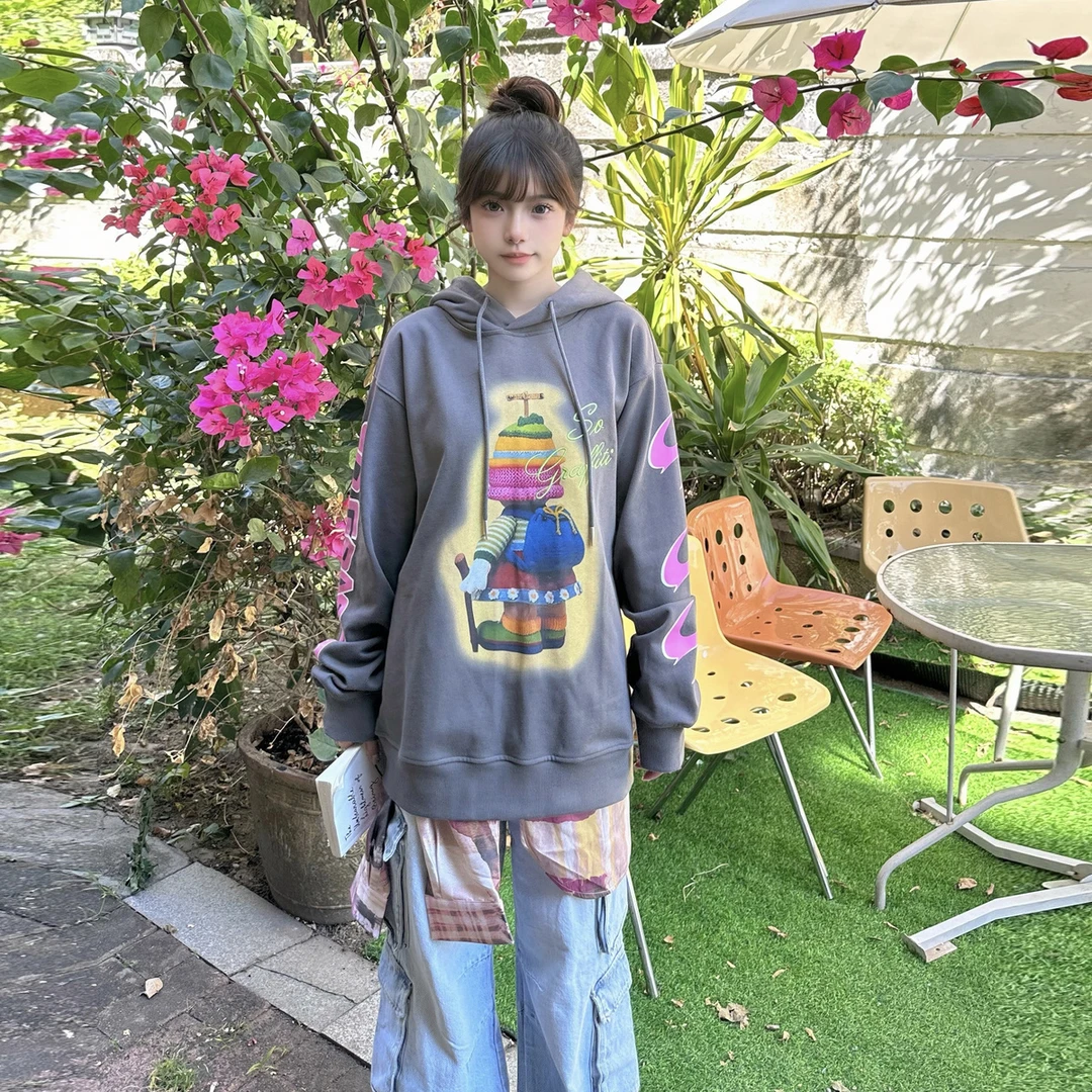 Sofitte小女孩印花连帽卫衣女款