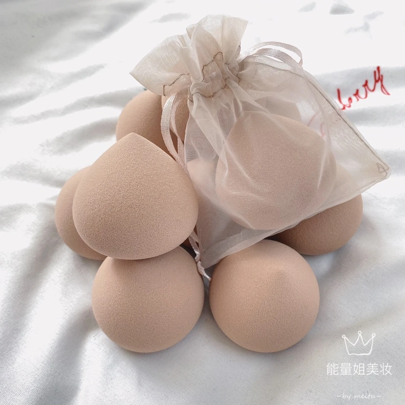 【发3个】软美妆蛋不吃粉海绵粉扑蜜桃形软化妆蛋干湿柔软细腻