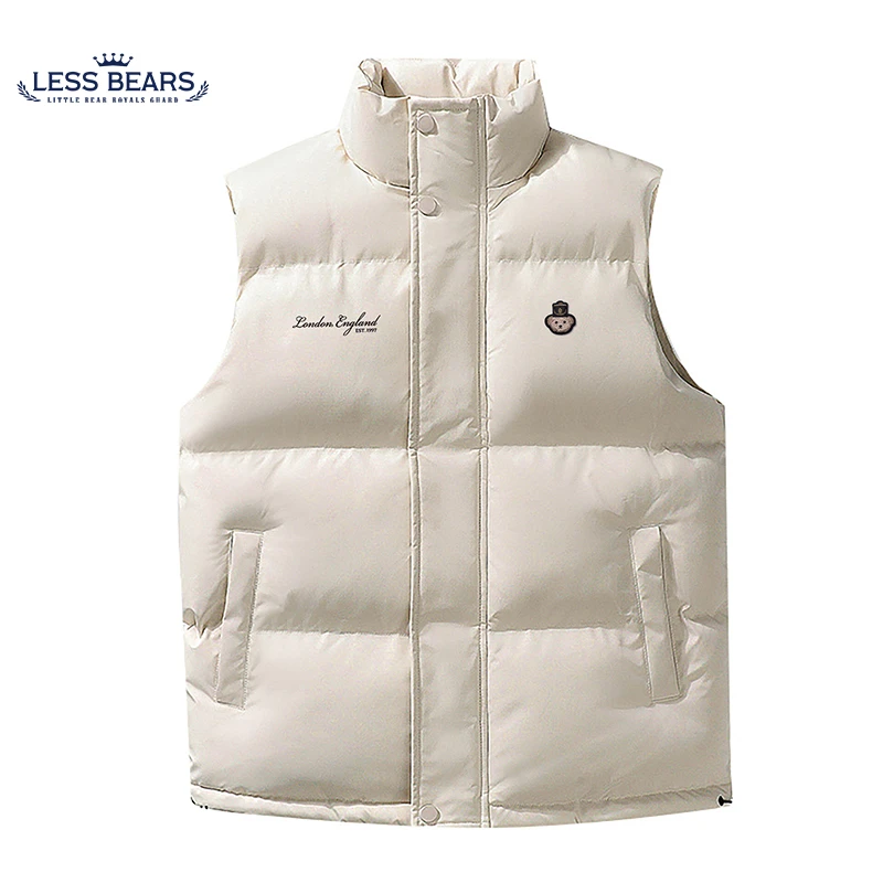 【娃娃专属】皇家小熊卫队立领百搭防风舒适外穿搭休闲棉马甲外套