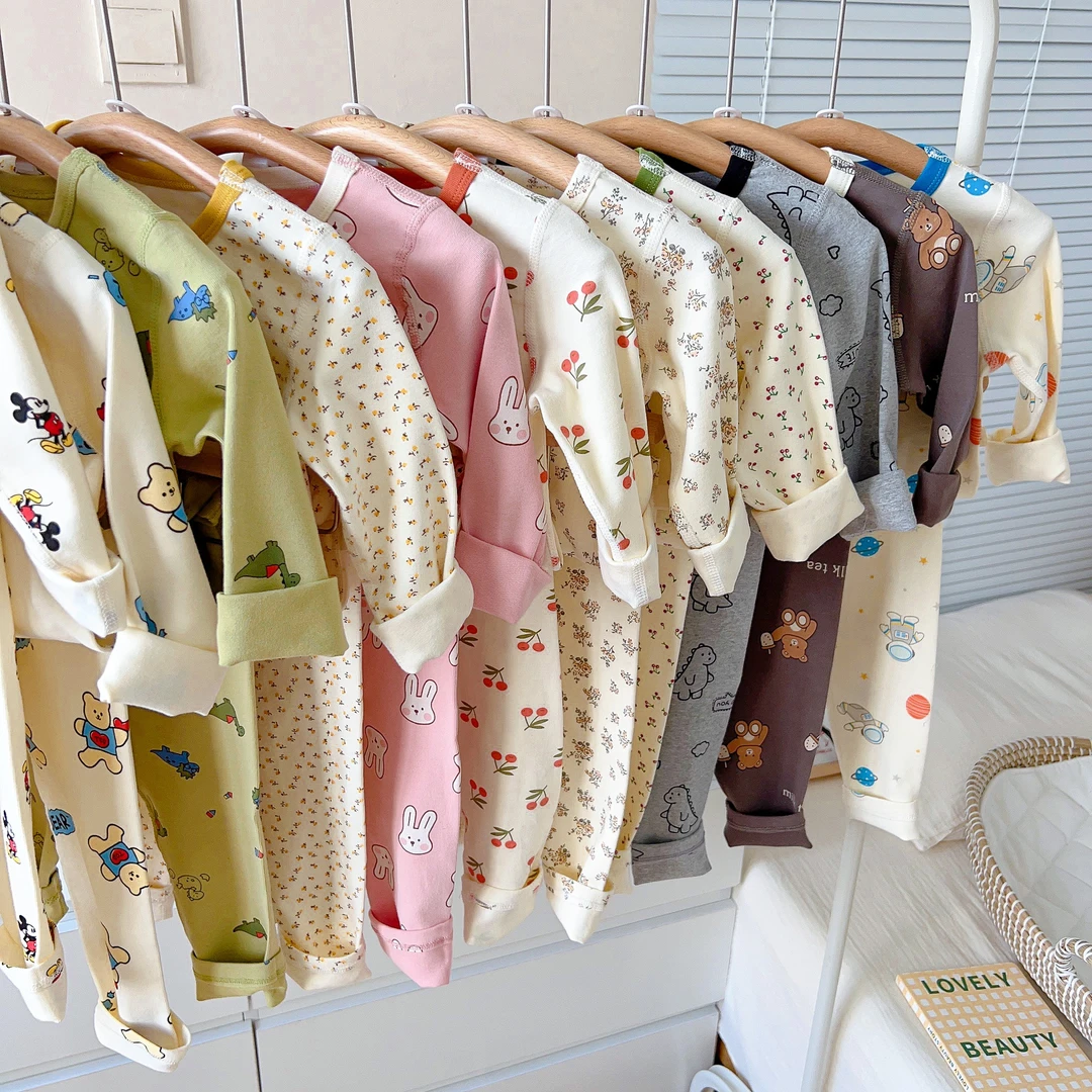 2024年儿童磨毛内衣套装男童女童保暖睡衣秋衣秋裤精梳棉家居服