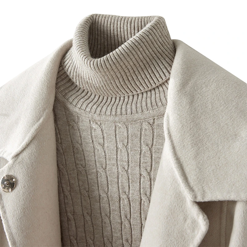 她池冬装简约套头高领修身打底衫T24X3358ET