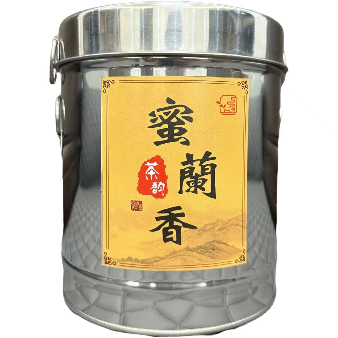 潮州单丛蜜兰香浓香型乌龙茶一桶一斤（500克）装传统