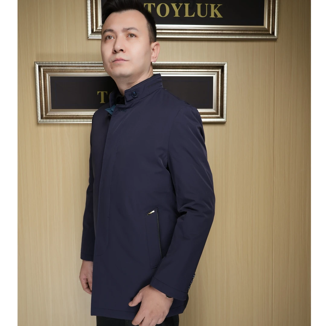 TOYLUK男士休闲保暖翻领商务羽绒服LY6767