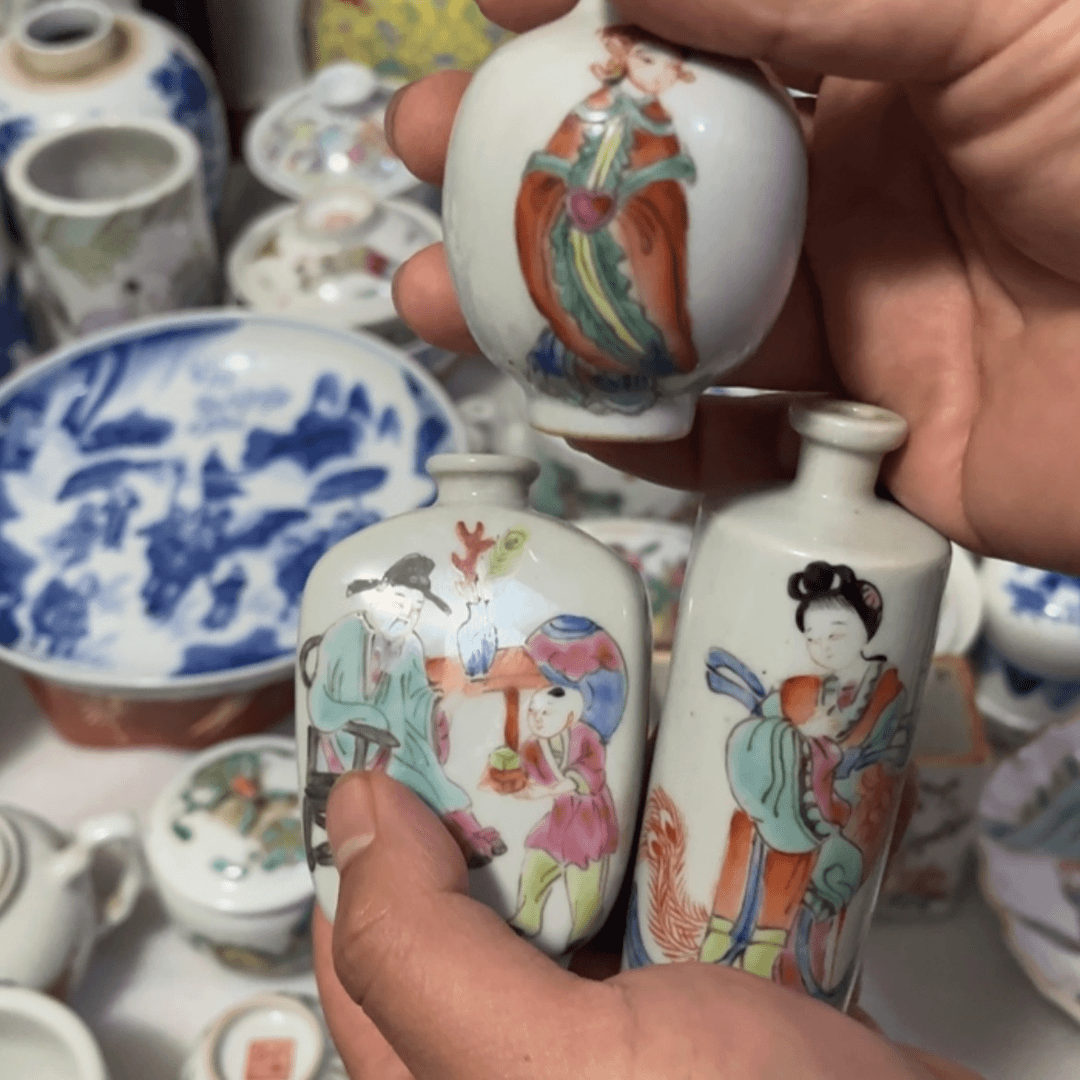 【闪购商品】瓷罐粉彩