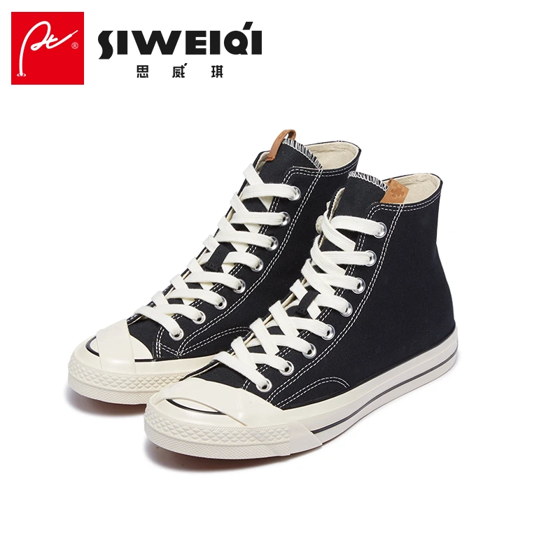 PUTIAN SHOES/莆田鞋思威琪 086 深邃黑 帆布鞋