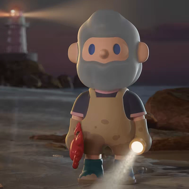 (拆盒)海岛系列盲盒潮玩手办